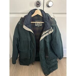 Pacific Trail Coat Mens Large Green Down Parka Insulated Hiking Outdoor Winter L